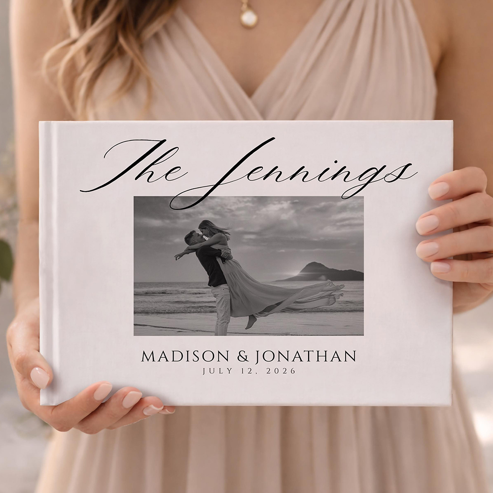 Personalized Wedding Guest Boo - огляд і ціна Custom Photo Book