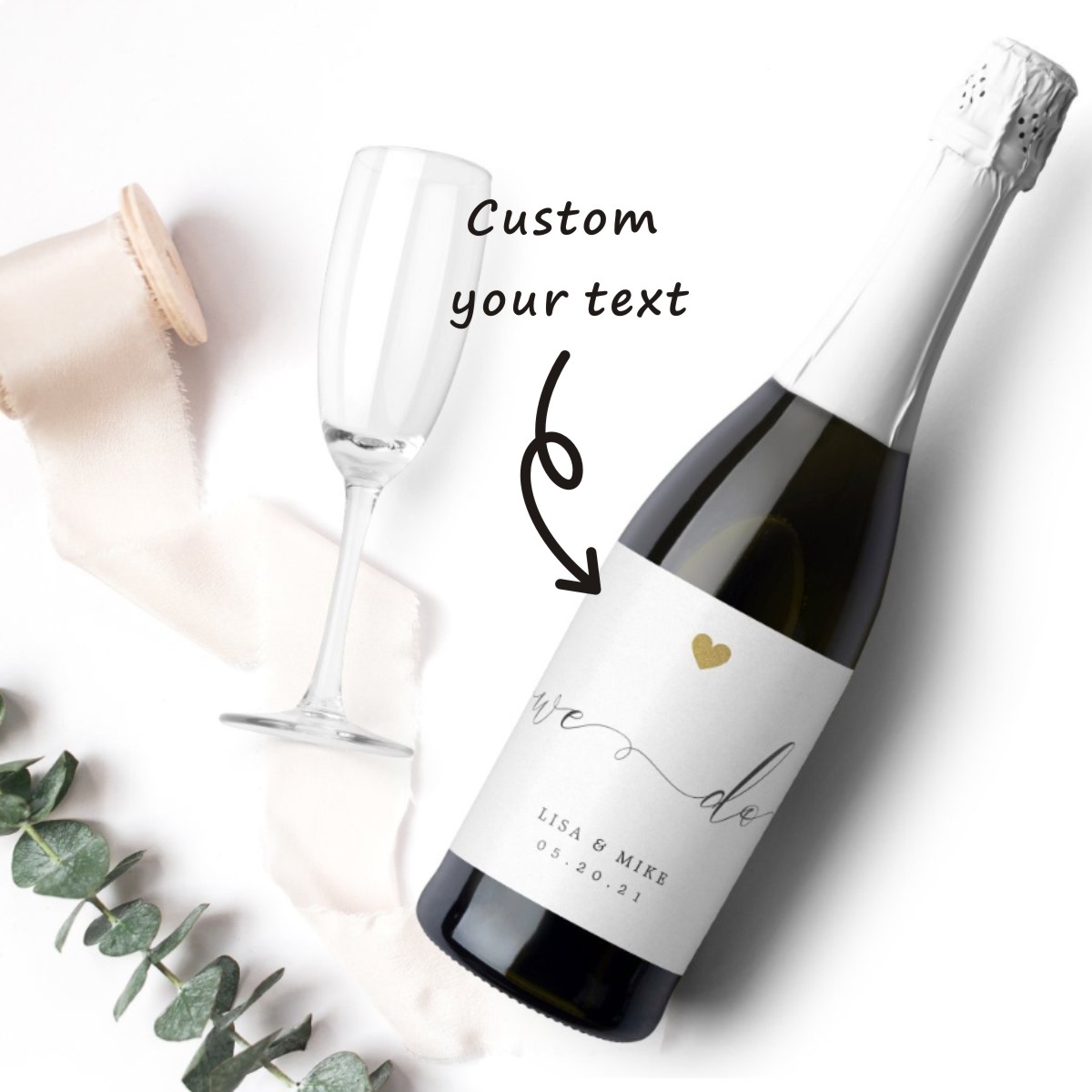 30pcs Wedding Wine Bottle Labe - огляд і ціна Personalized Name Box
