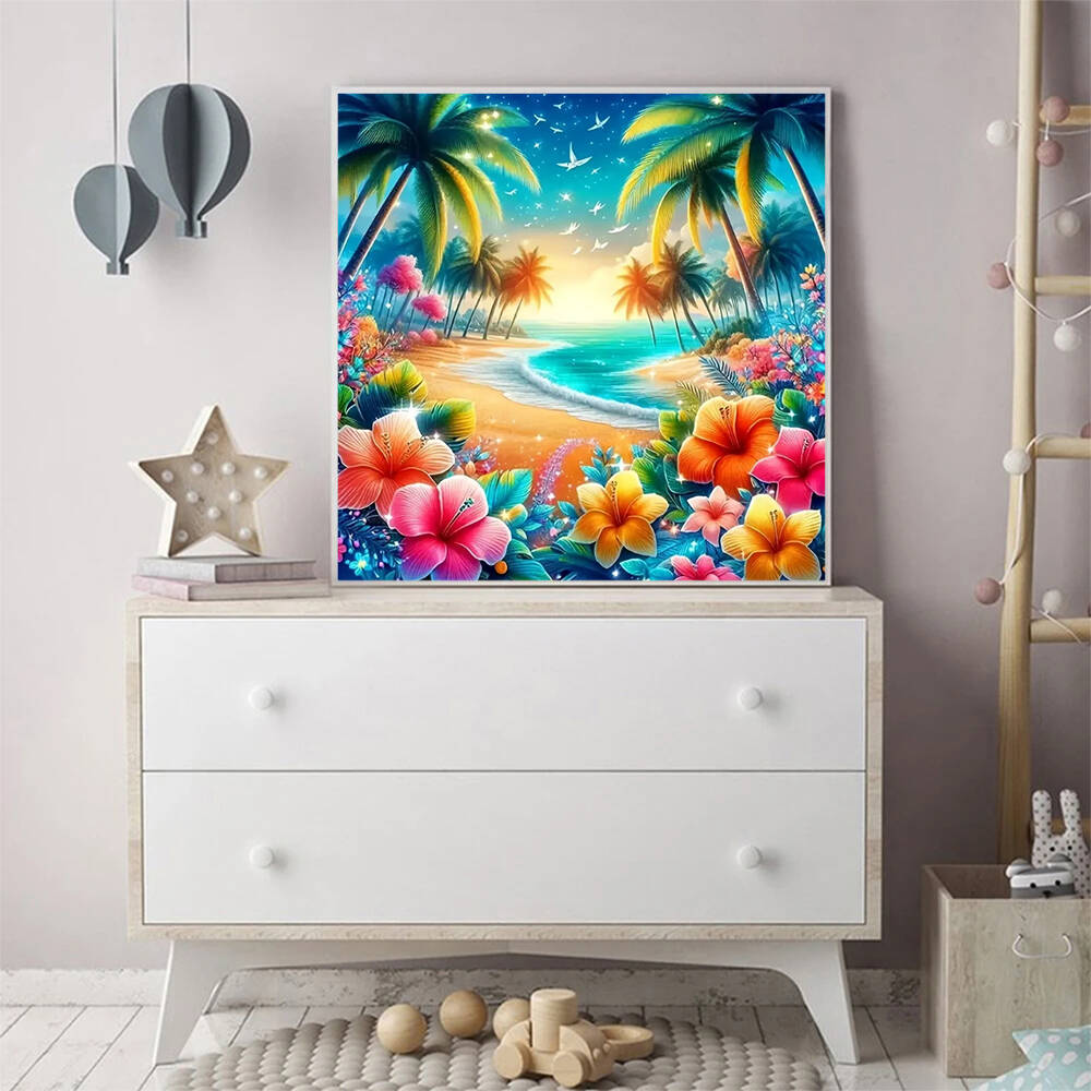 Diamond Painting seaside lands - огляд і ціна Photo Mosaic Print