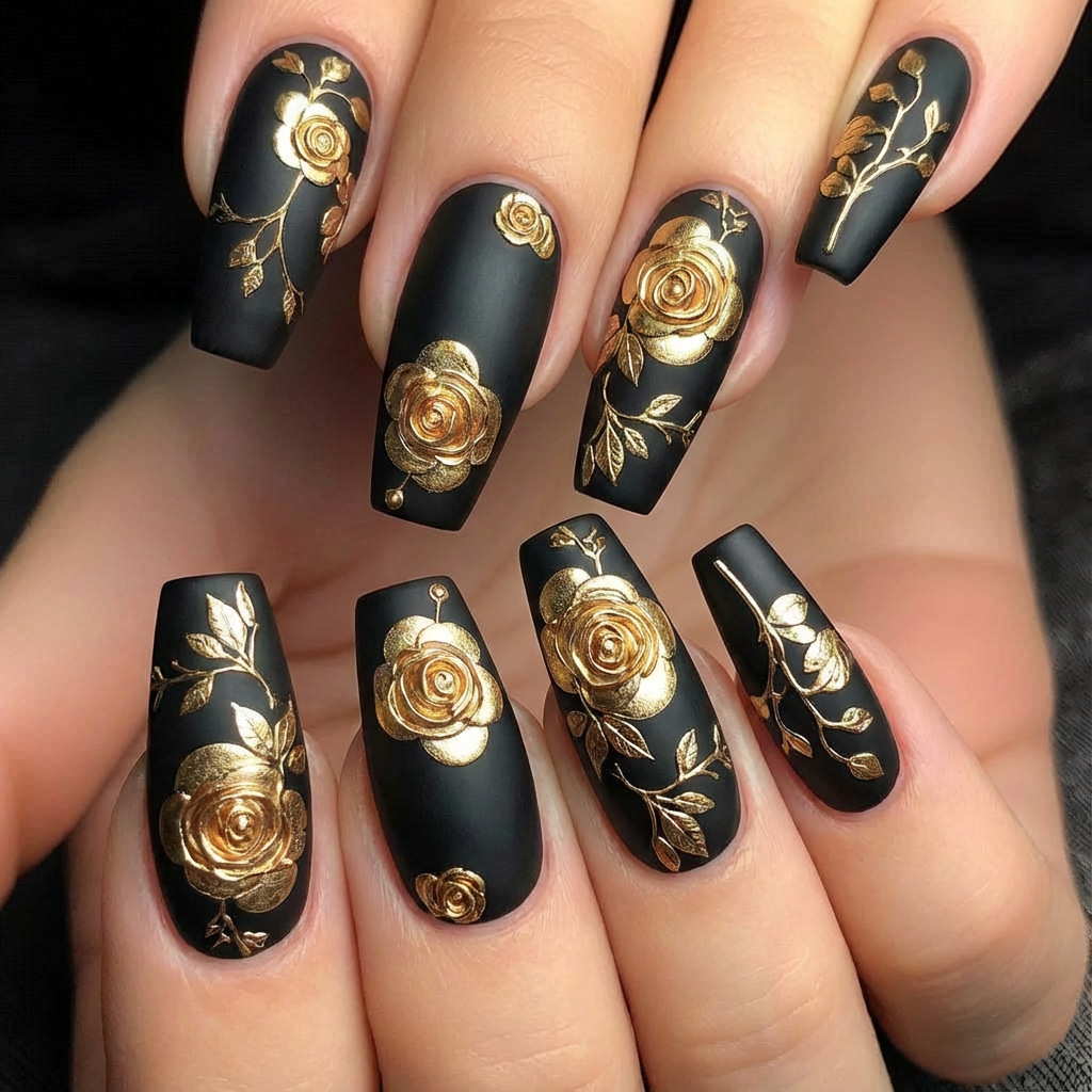 3D fake nails for women girls  - огляд і ціна Pressed Flower Art