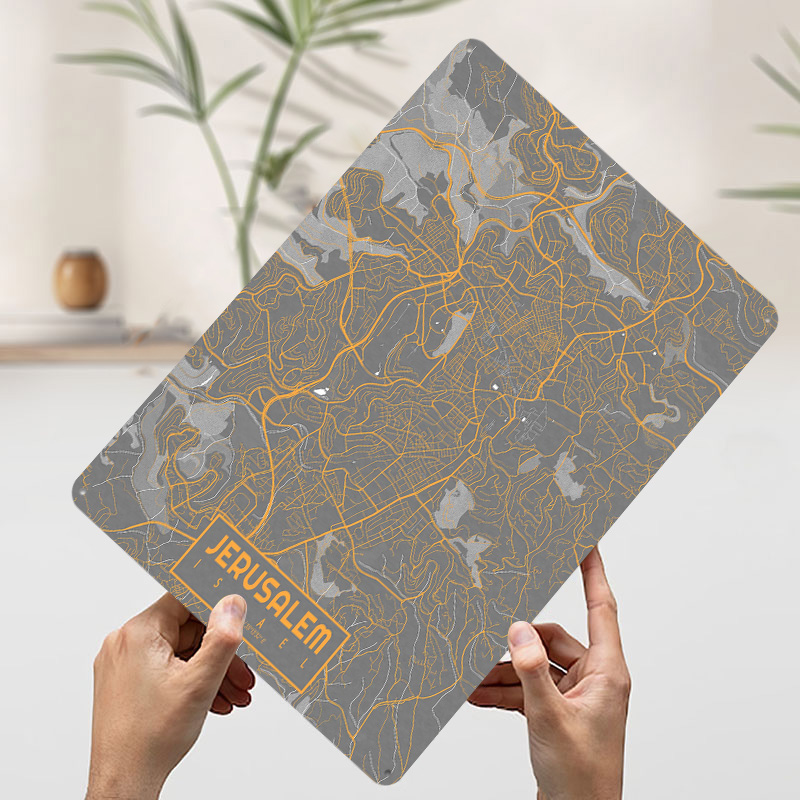 Jerusalem City Map Israel Bauh - огляд і ціна Custom Map Poster