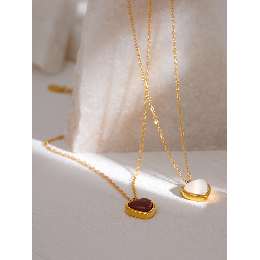Yhpup Stainless Steel Heart Pe - огляд і ціна Birth Flower Necklace