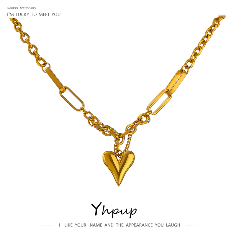 Yhpup Romantic Heart Pendant N - огляд і ціна Birth Flower Necklace
