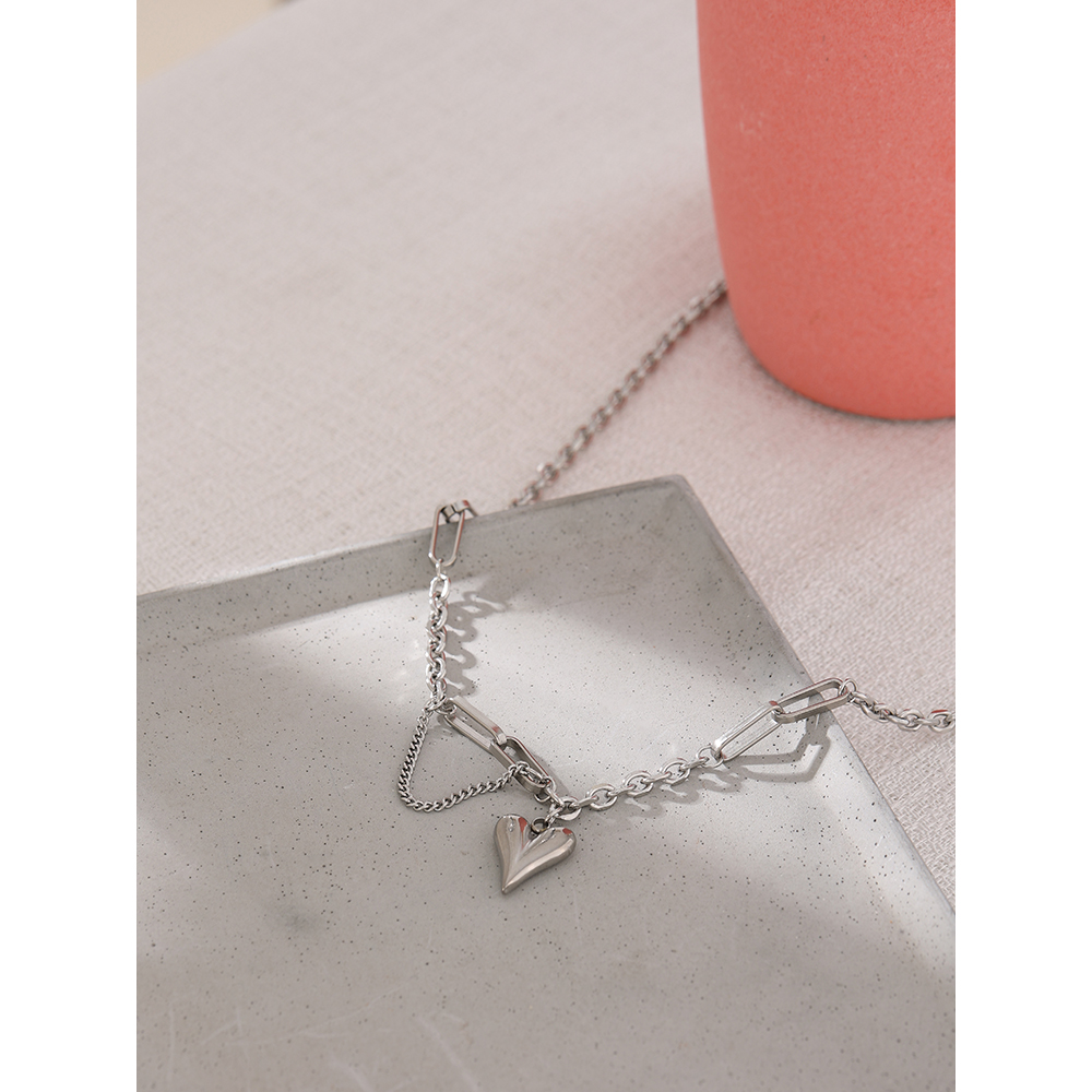 Yhpup Romantic Heart Pendant N - огляд і ціна Birth Flower Necklace