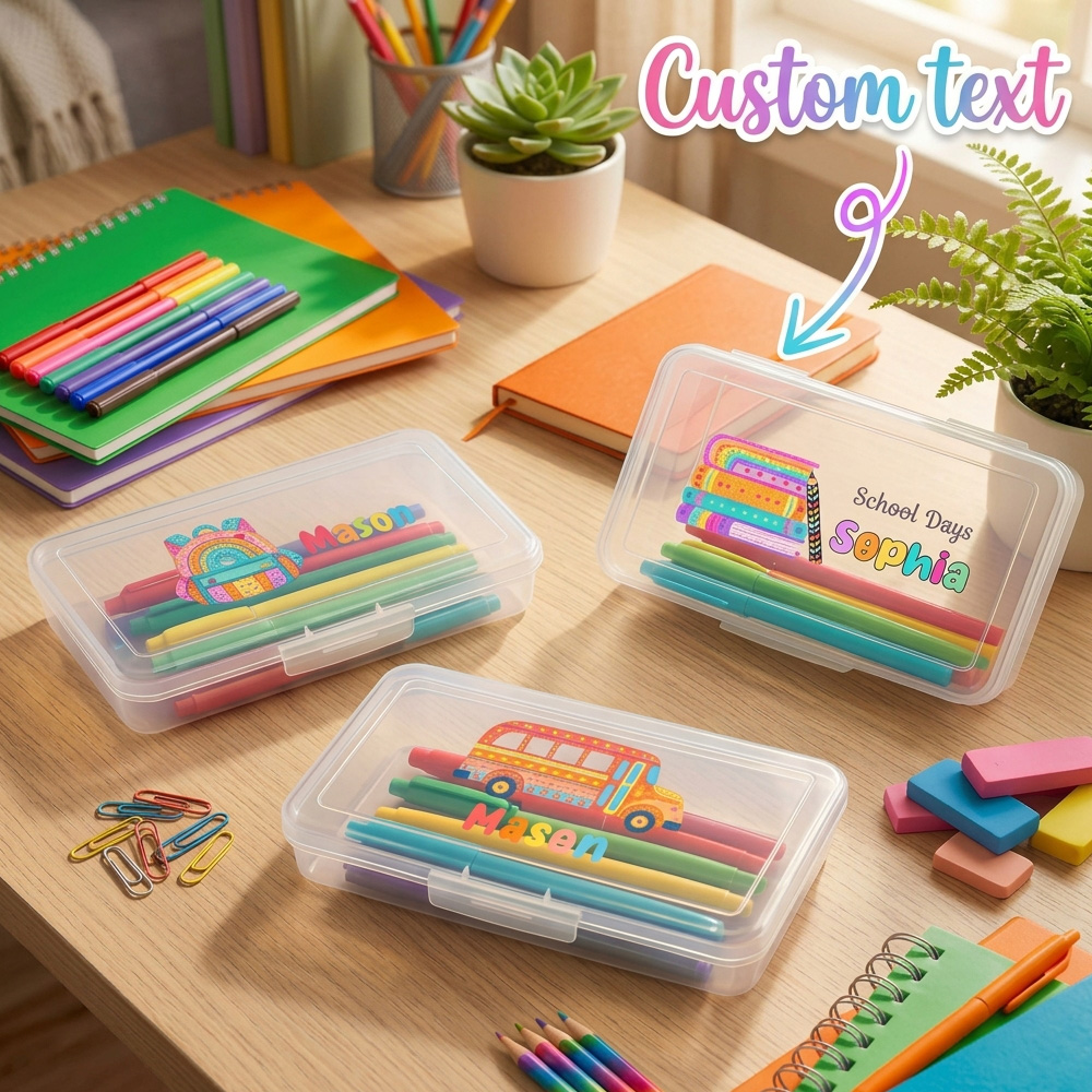 Personalized Pencil Case, Cust - огляд і ціна Personalized Name Box