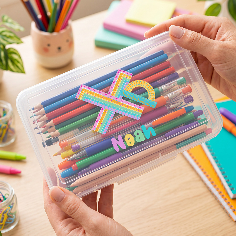 Personalized Pencil Case, Cust - огляд і ціна Personalized Name Box