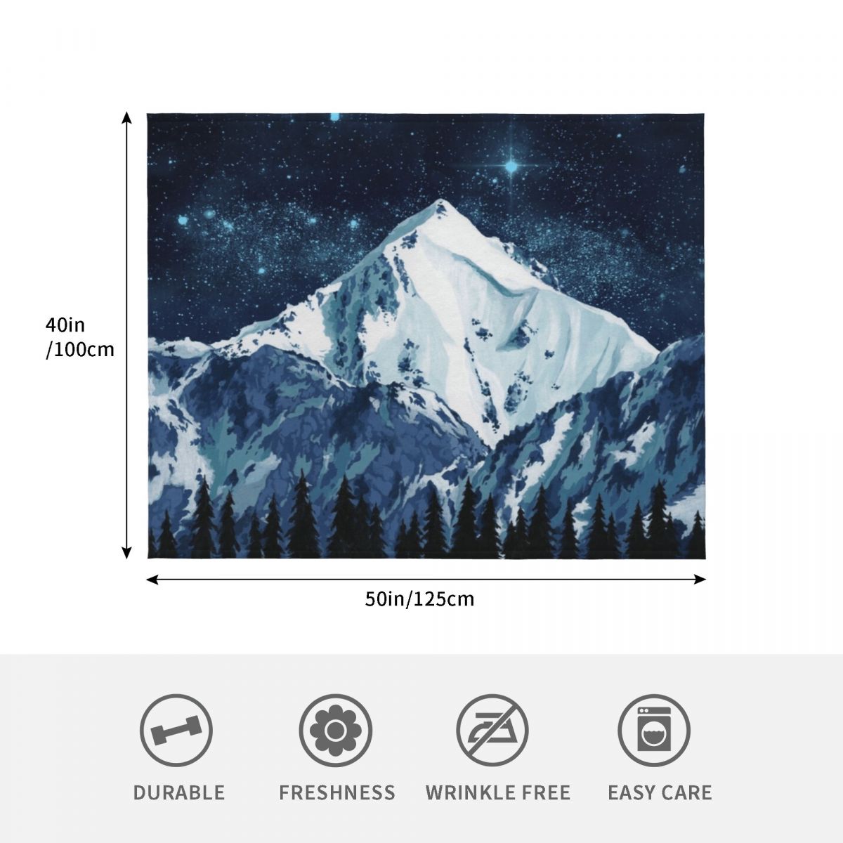 Alaska Night Sky 1 Throw Blank - огляд і ціна Custom Night Sky