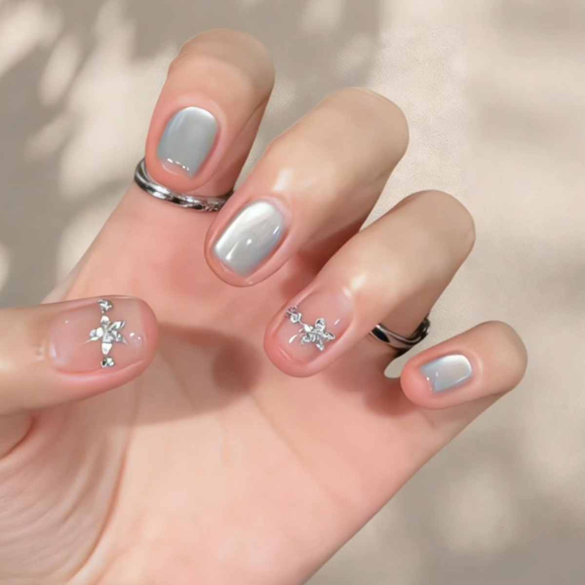 24Pcs Cat's Eye Simple Glitter - огляд і ціна Pressed Flower Art