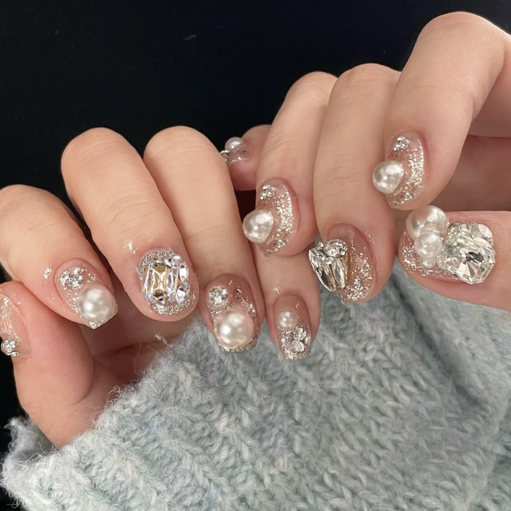 24Pcs Cat's Eye Simple Glitter - огляд і ціна Pressed Flower Art