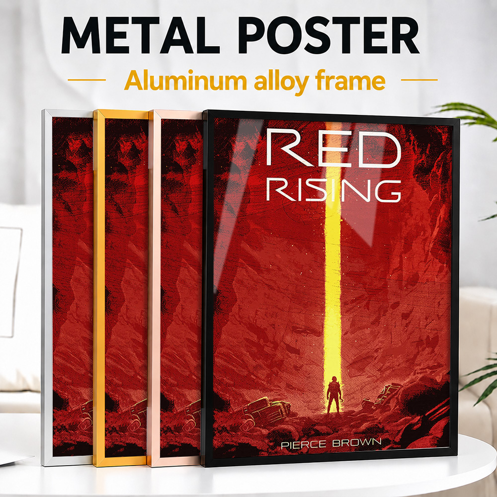Red Rising Book Cover Framed A - огляд і ціна Custom Photo Book