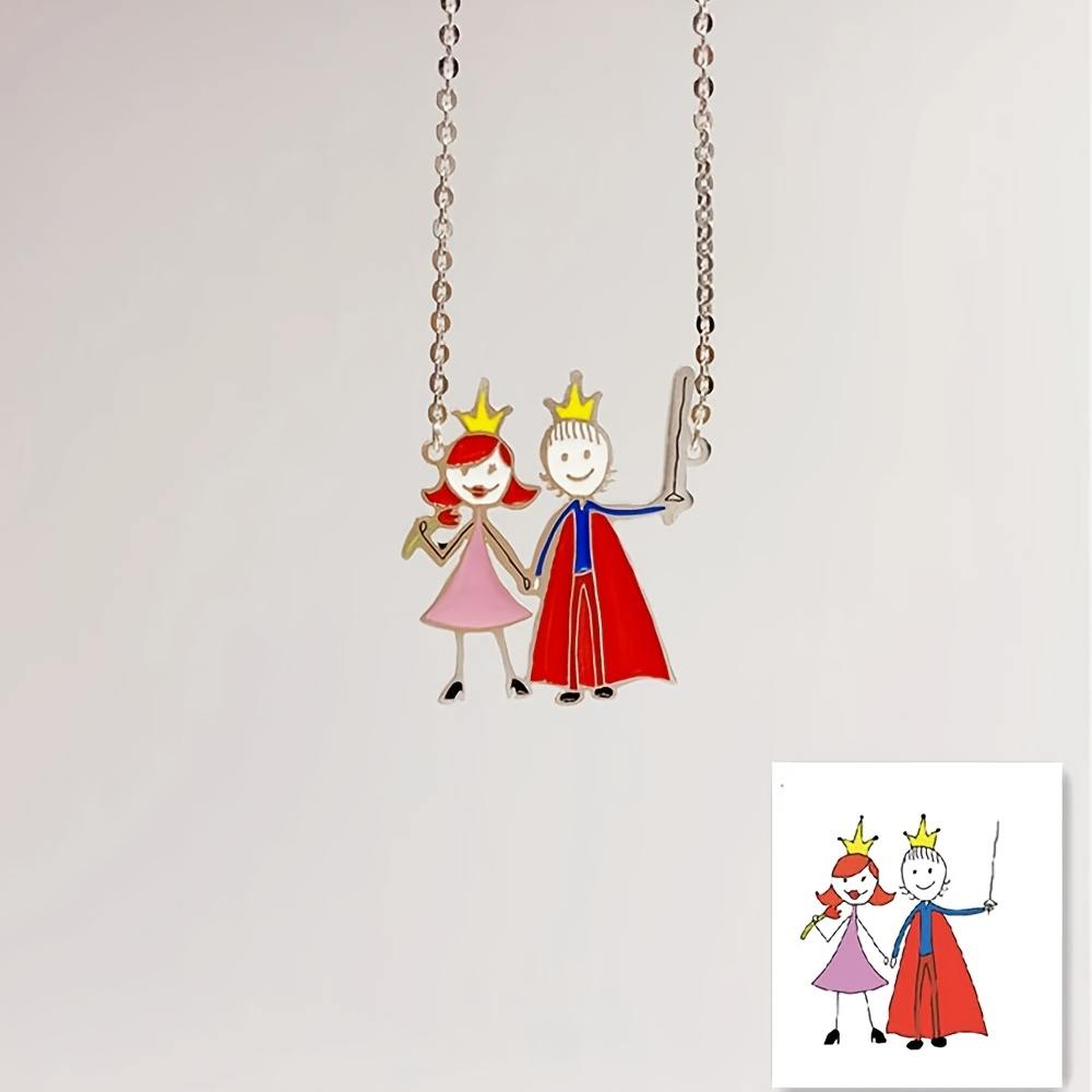 Custom Enamel Pendant Necklace - огляд і ціна Name Necklace Custom