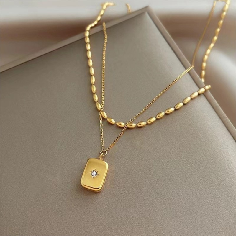 ANENJERY 316L Stainless Steel  - огляд і ціна Birth Flower Necklace